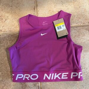 Nike Pro Magenta Training Top NWT